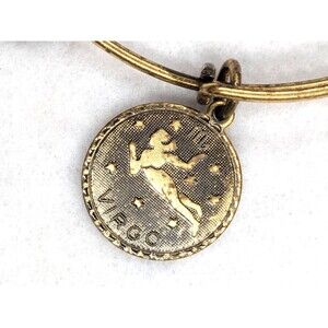 ALEX AND ANI Virgo Zodiac Astrology Celestial Sign Gold-tone Charm Bracelet